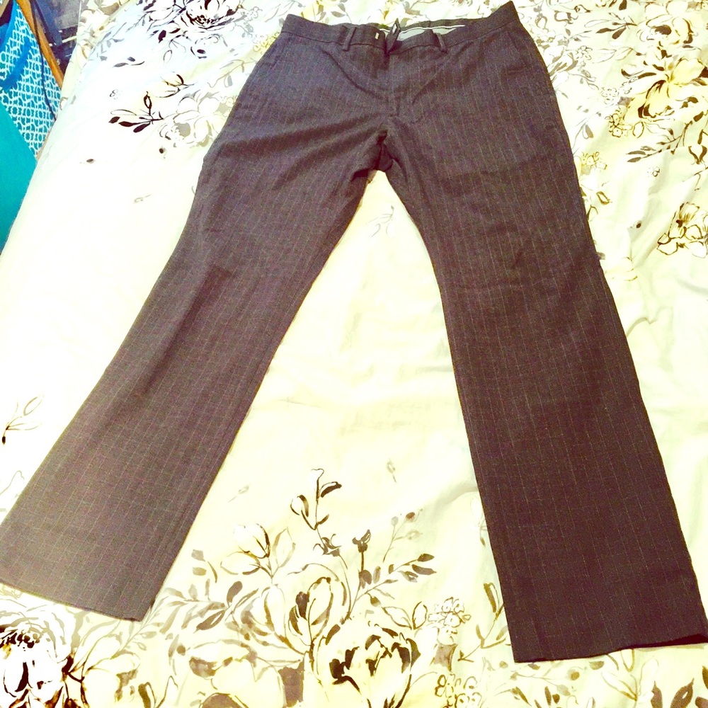 Perry Ellis Charcoal Gray Dress Pants
